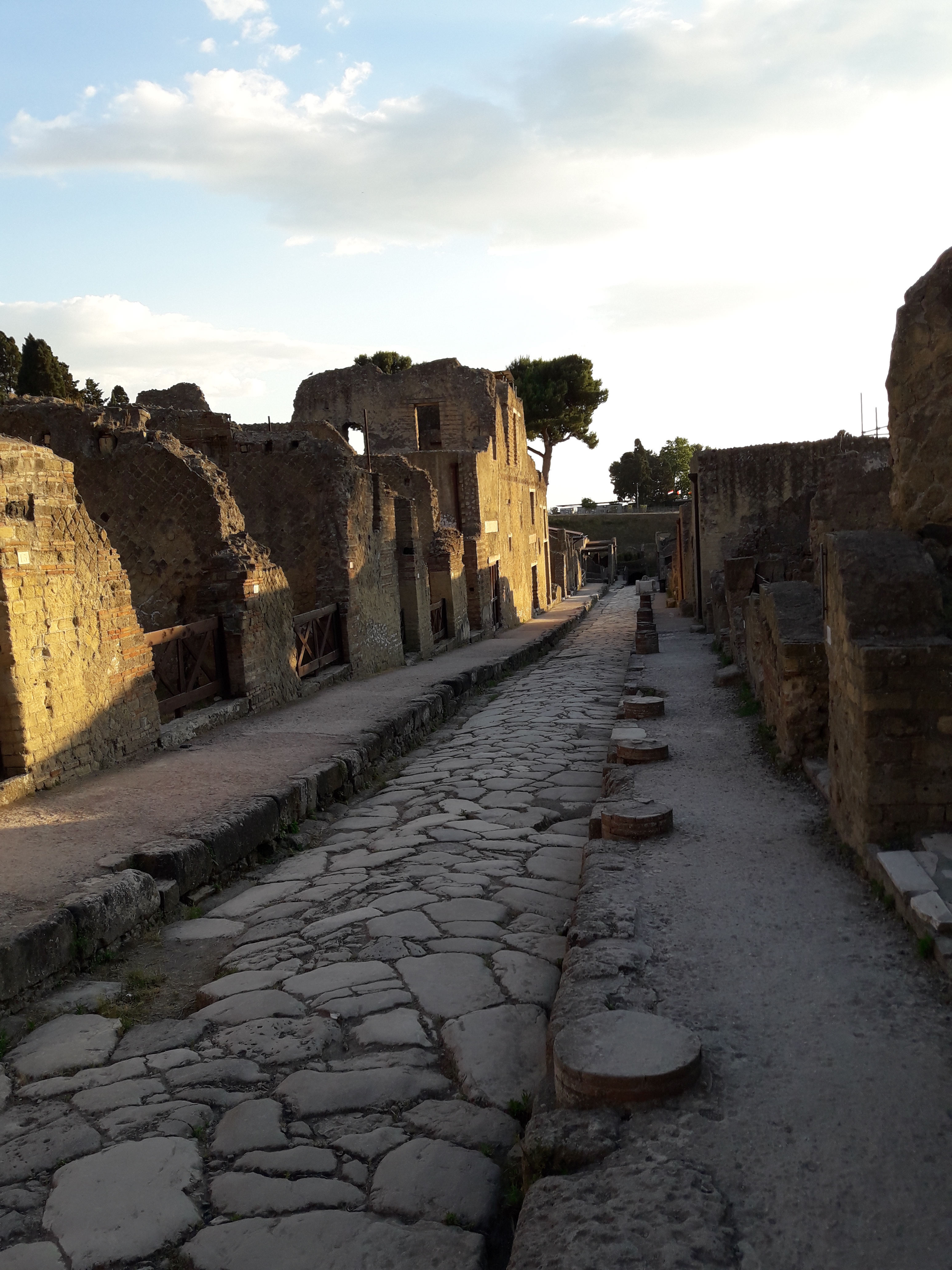 Antica Herculaneum e il suo cardo
        V, la strada che dava accesso alla spiaggia