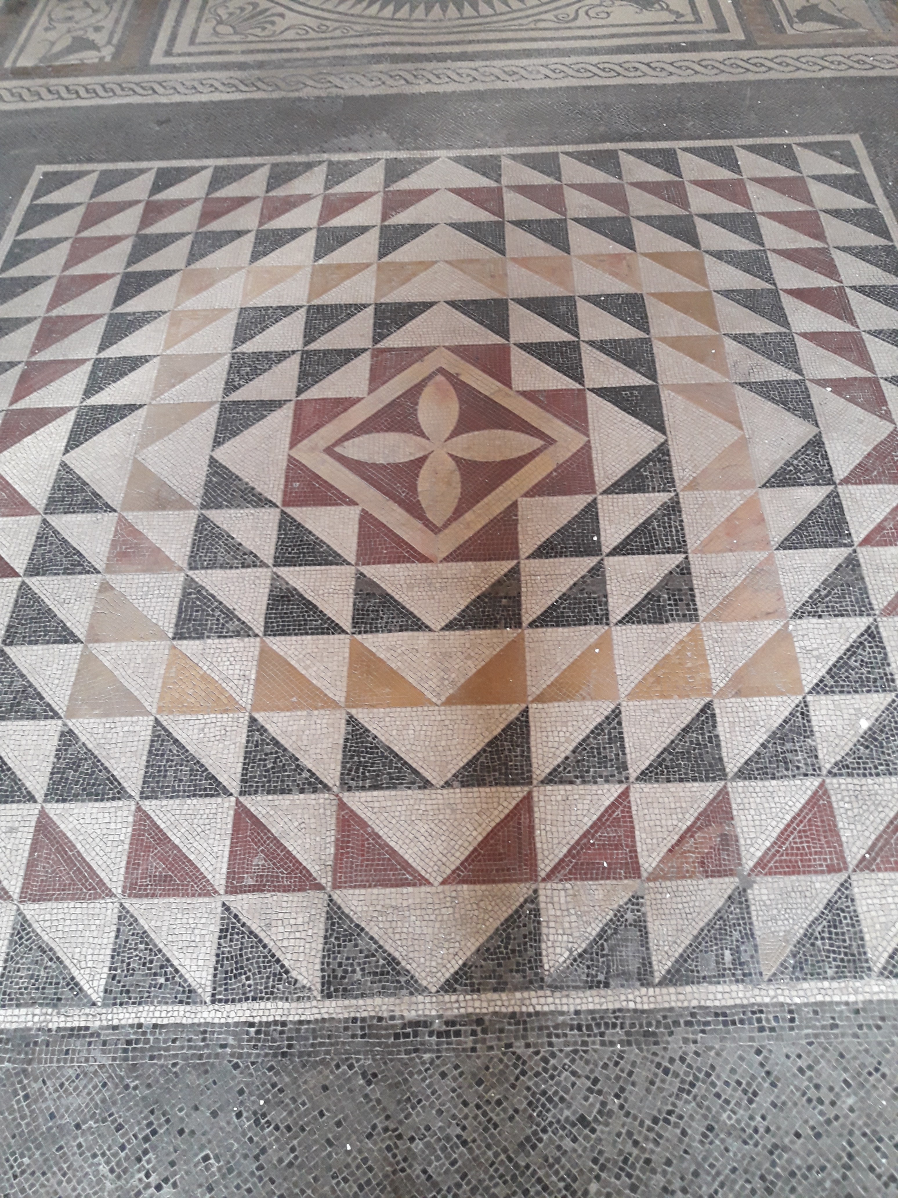 An ancient
                  mosaic