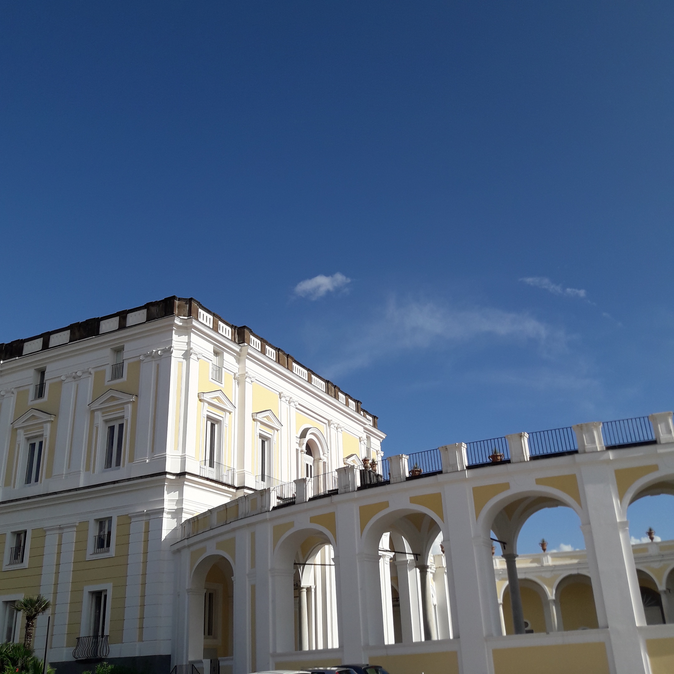 Villa Campolieto en la ciudad de
        Herculano